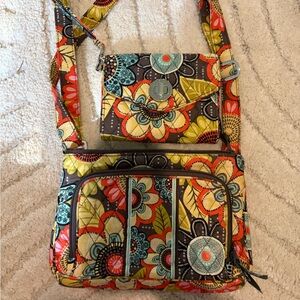Floral Multi-Color Crossbody Bag
